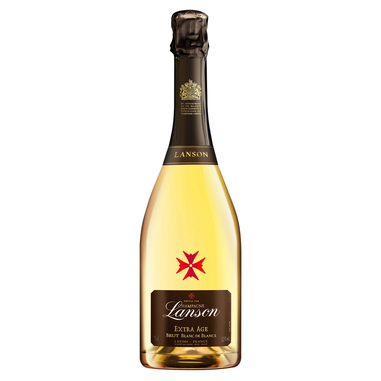 Lanson extra age blanc de blancs     12,5%     75cl