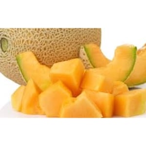 Cantaloupemelon biter u/skall 2kg   stk