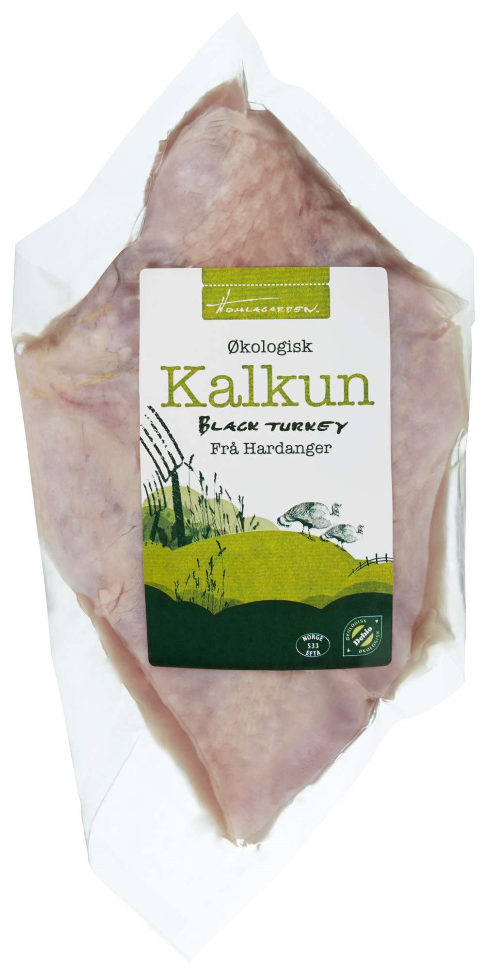 Kalkun brystfilet black turkey økol. kg