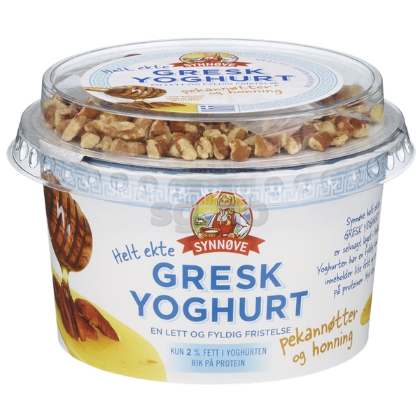 Gresk yoghurt pekan & honning 160g