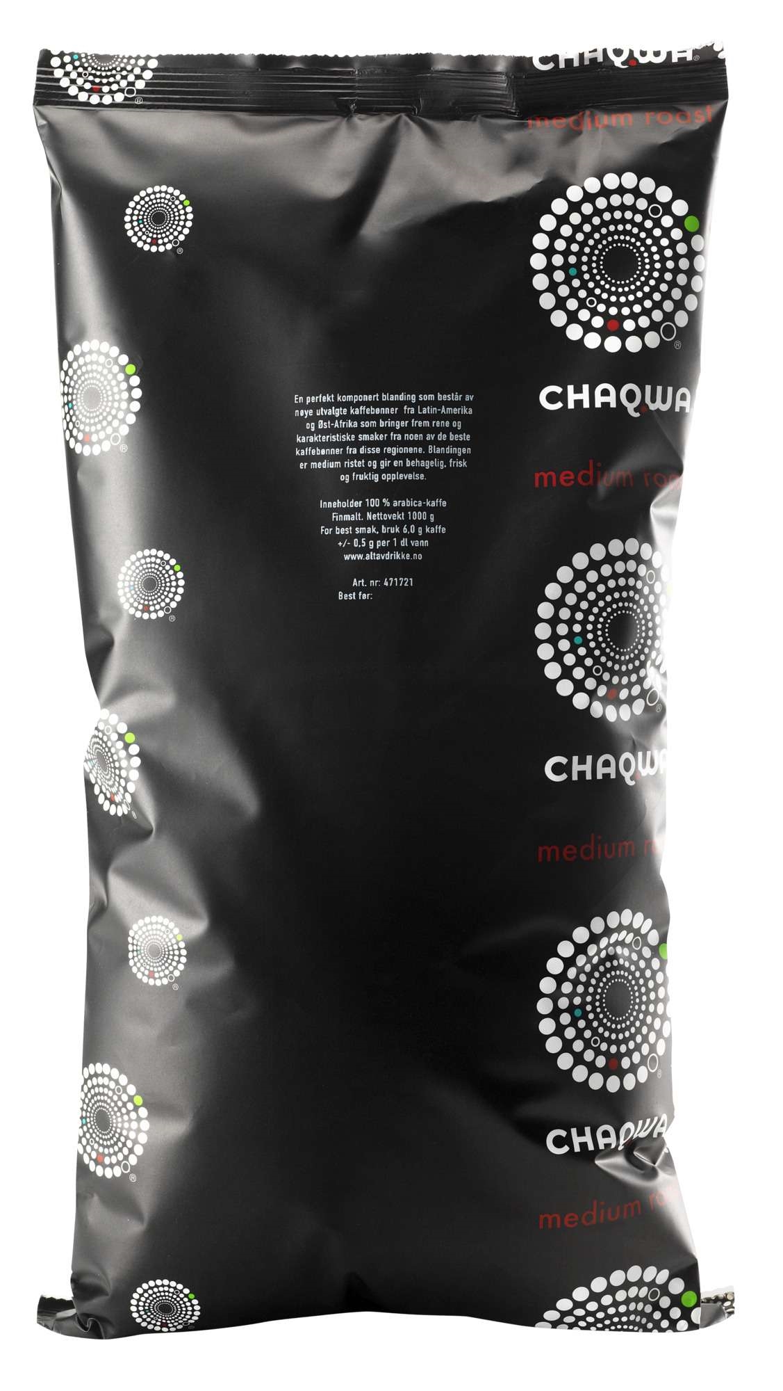 Chaqwa medium roast filtermalt 7x1kg