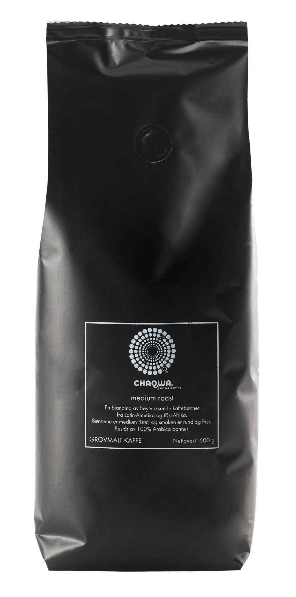 Chaqwa medium roast grovmalt   12x600g
