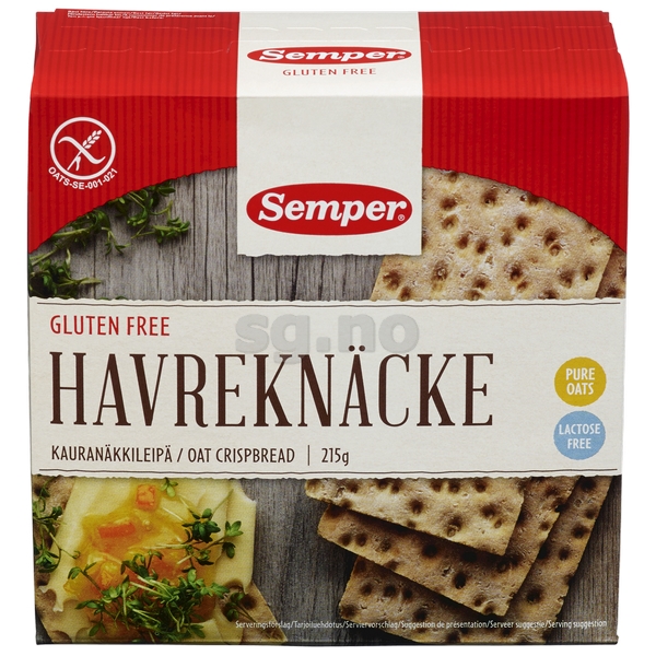 Oatmeal crispbread gluten-free  215g