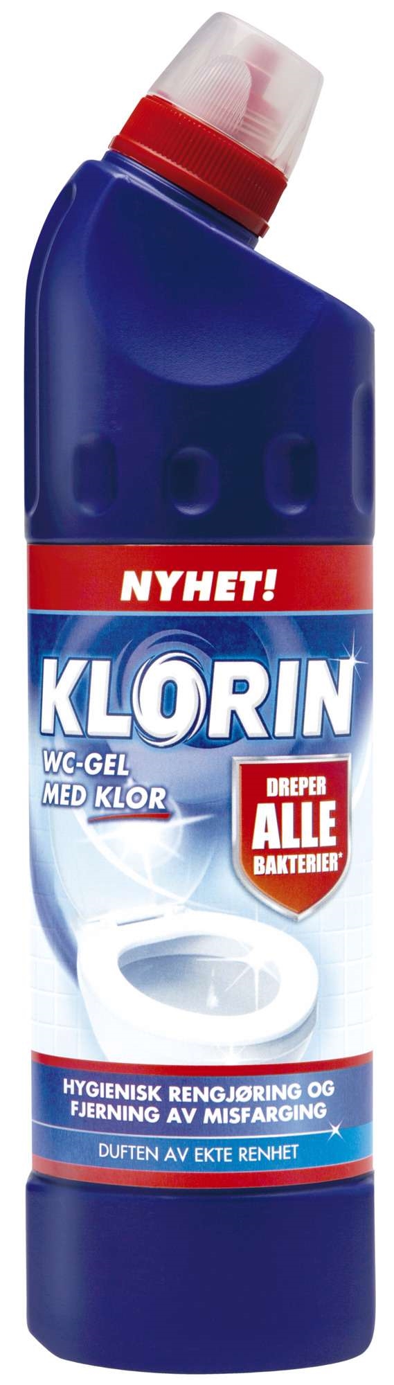 Klorin wc-gel w/chlorine 750 ml