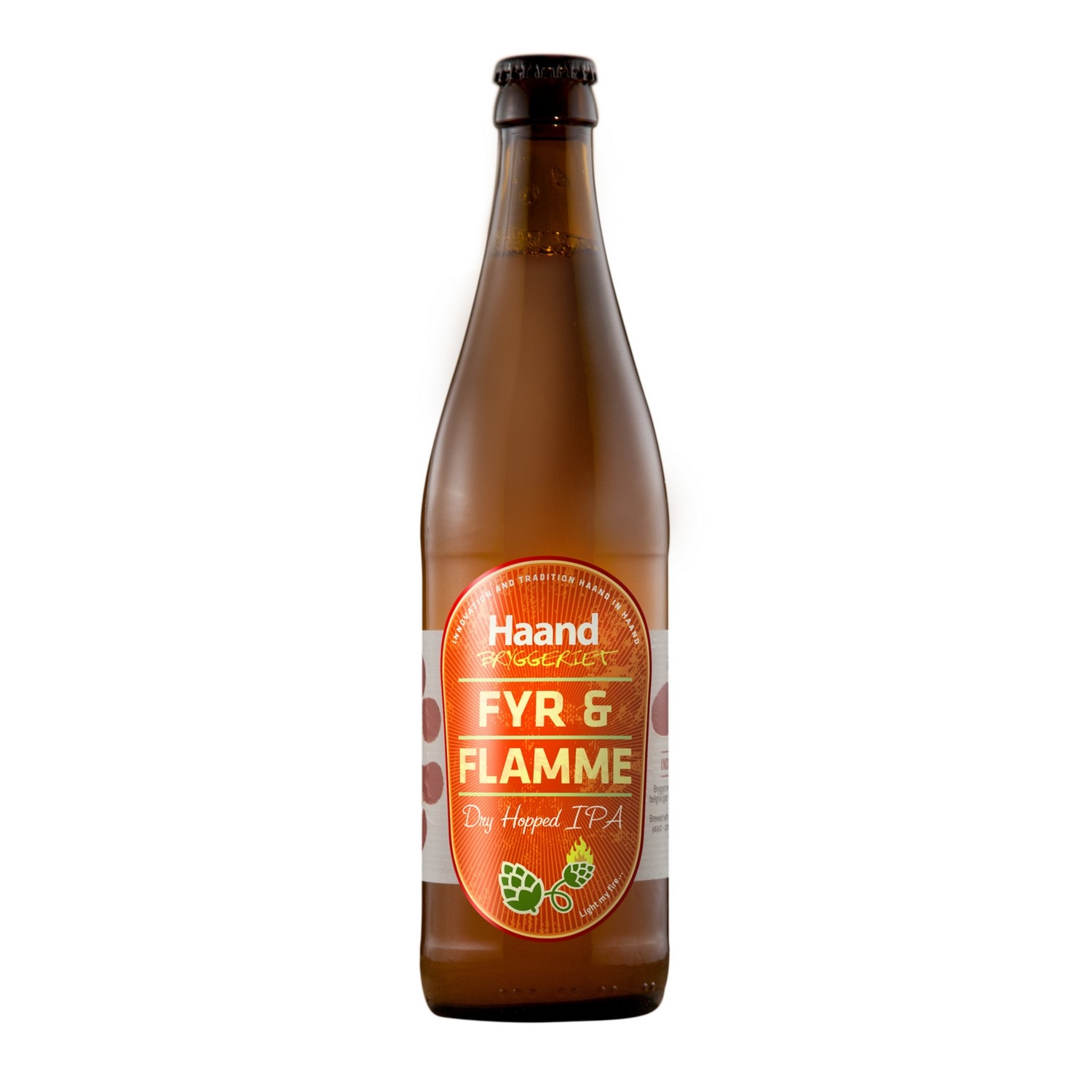 Haandbryggeriet fyr & flamme ipa 6,5% 12x50cl