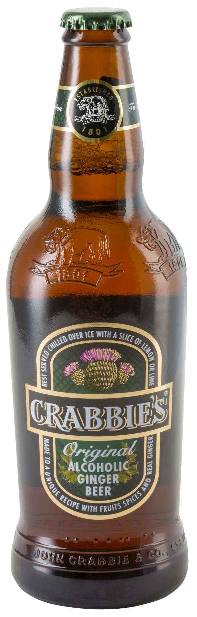 Crabbies ginger beer 4% 12x50cl