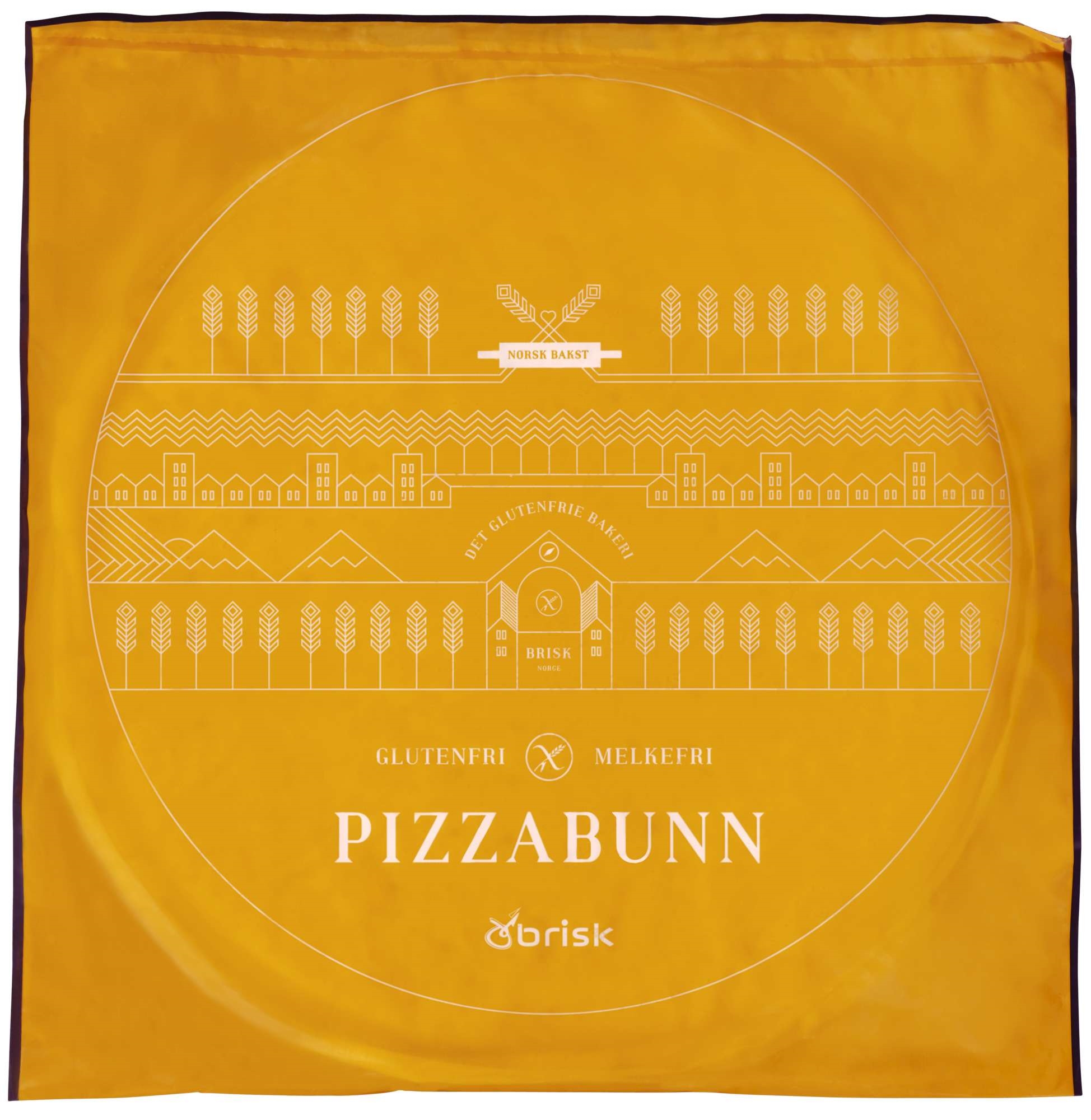 Pizzabunn lettsteikt glutenfri  300g