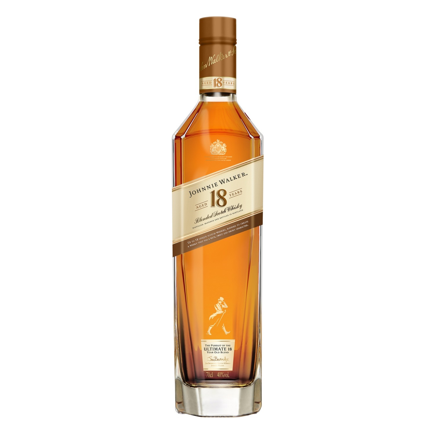 Johnnie walker platinum 18yo label  40%  70cl