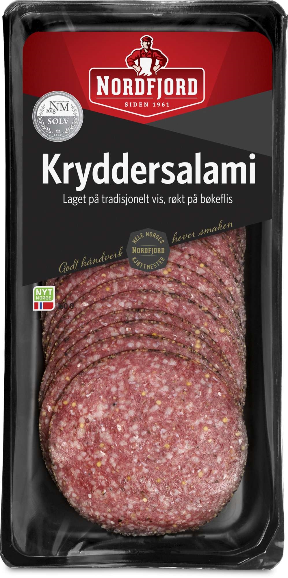 Kryddersalami oppskåret 150g