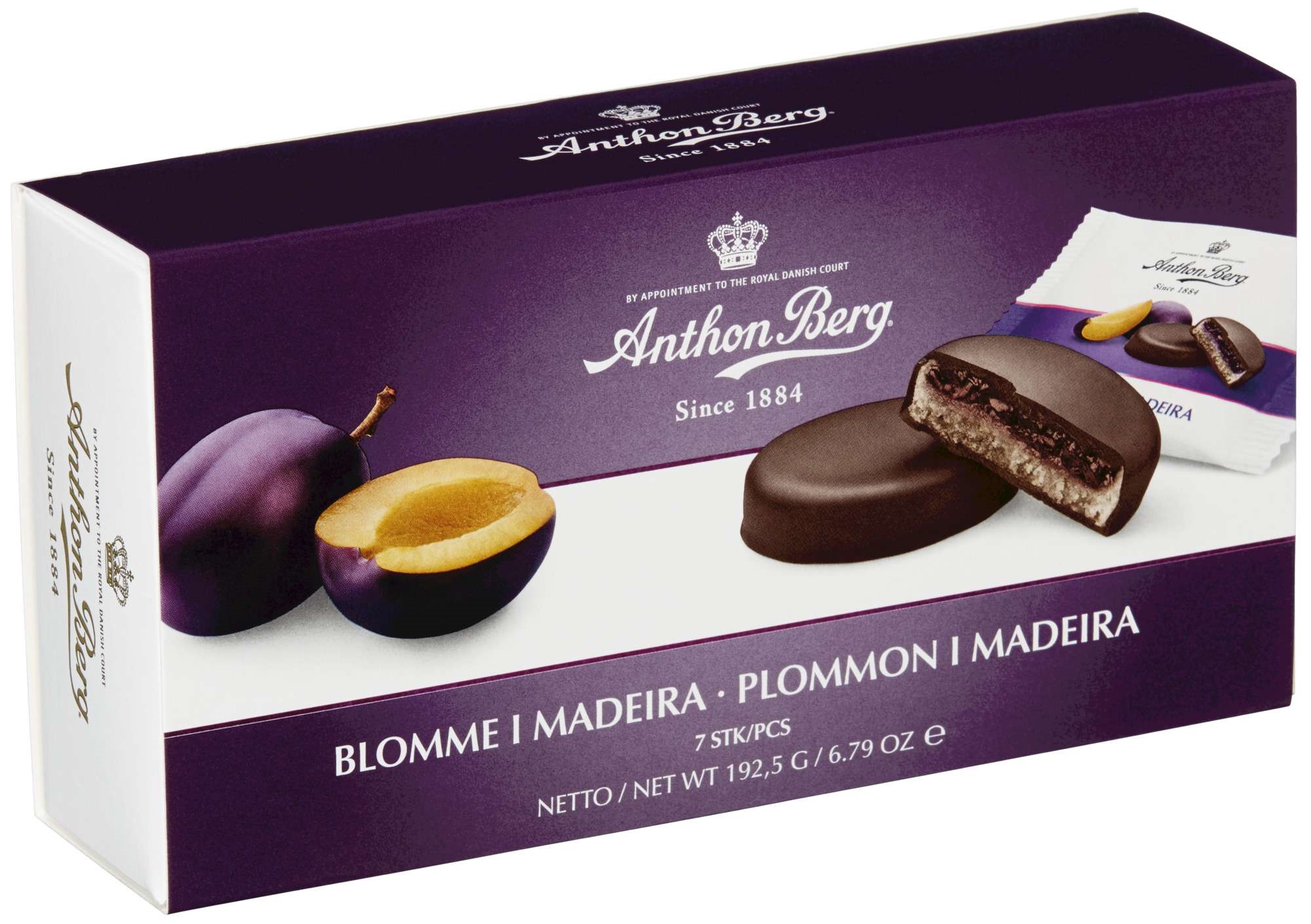 Anthon berg plomme i madeira   192,5g