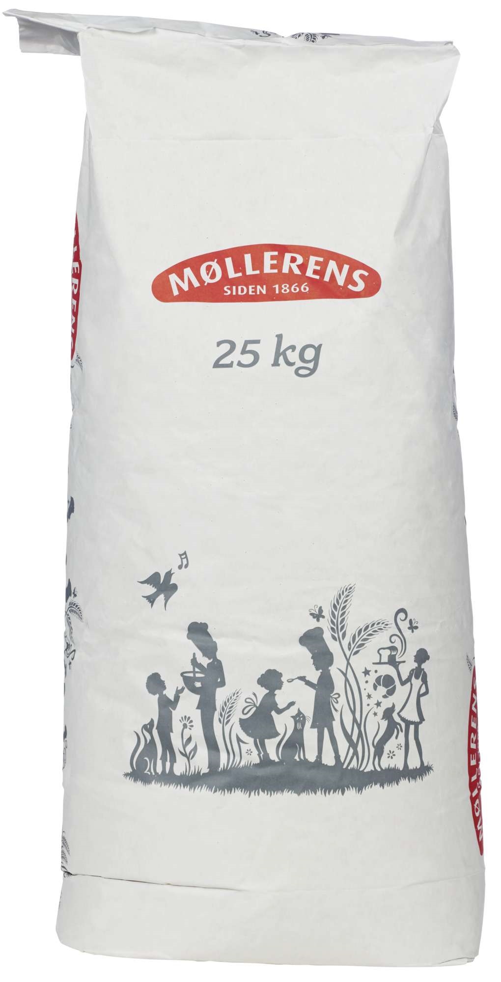 Rugmel siktet, 25kg