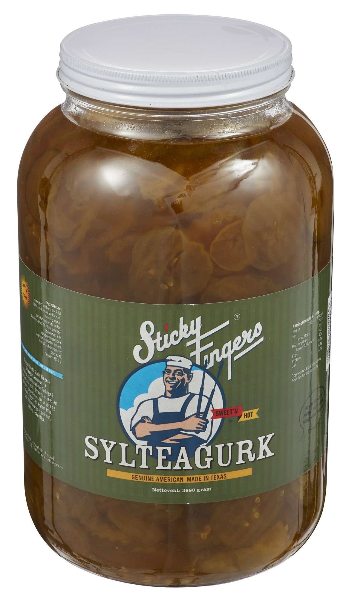 Sticky fingers sylteagurk     3,68kg