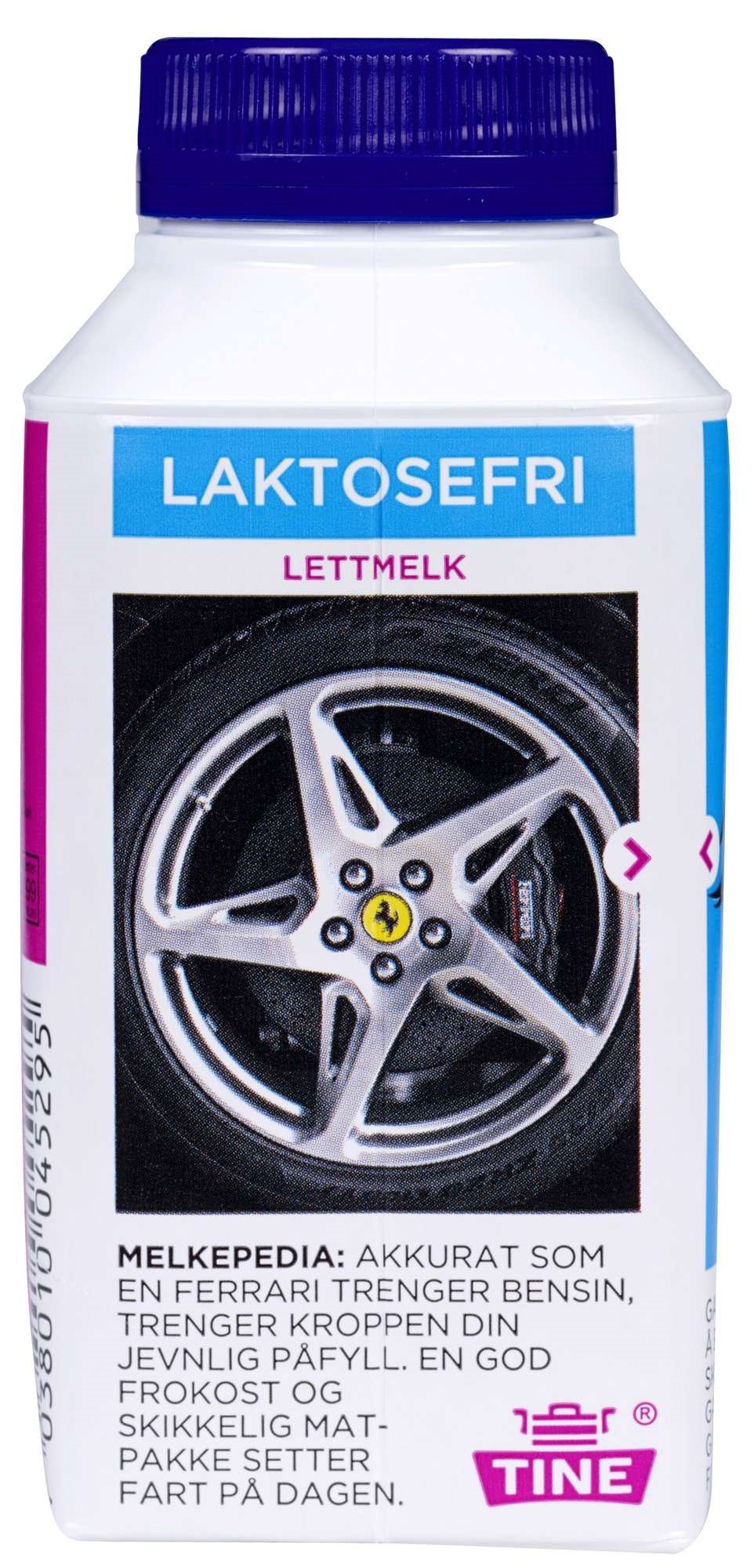 Tinemelk lett laktosefri 0,25l