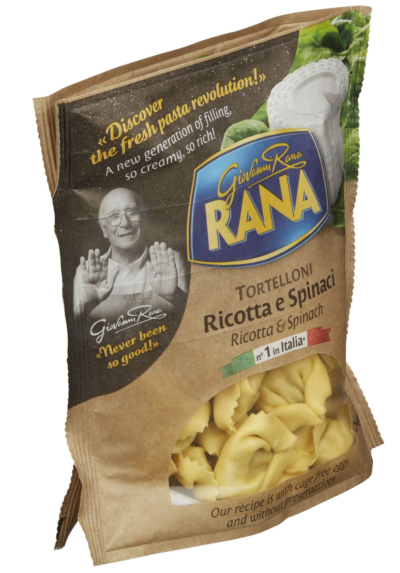 Tortellini m/ricotta & spinat 250g