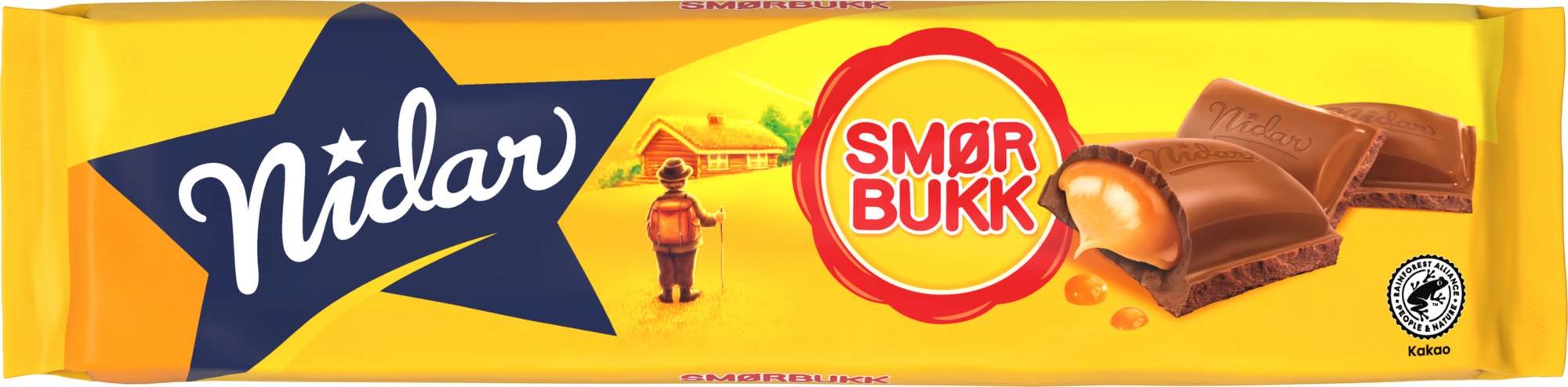Smørbukk large chocolate bar 155g