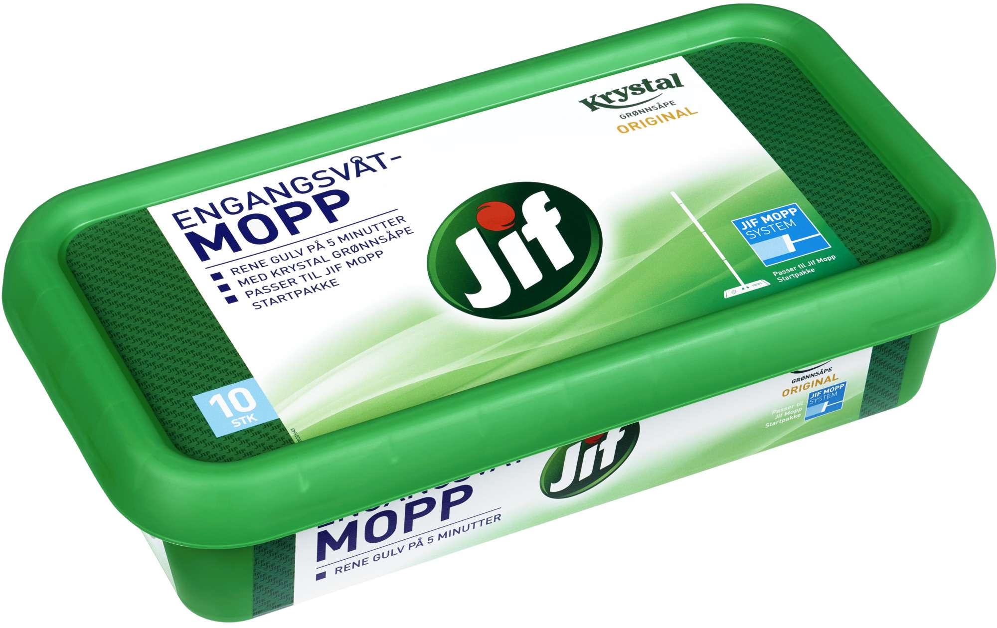 Jif engangsmopp krystal 10stk