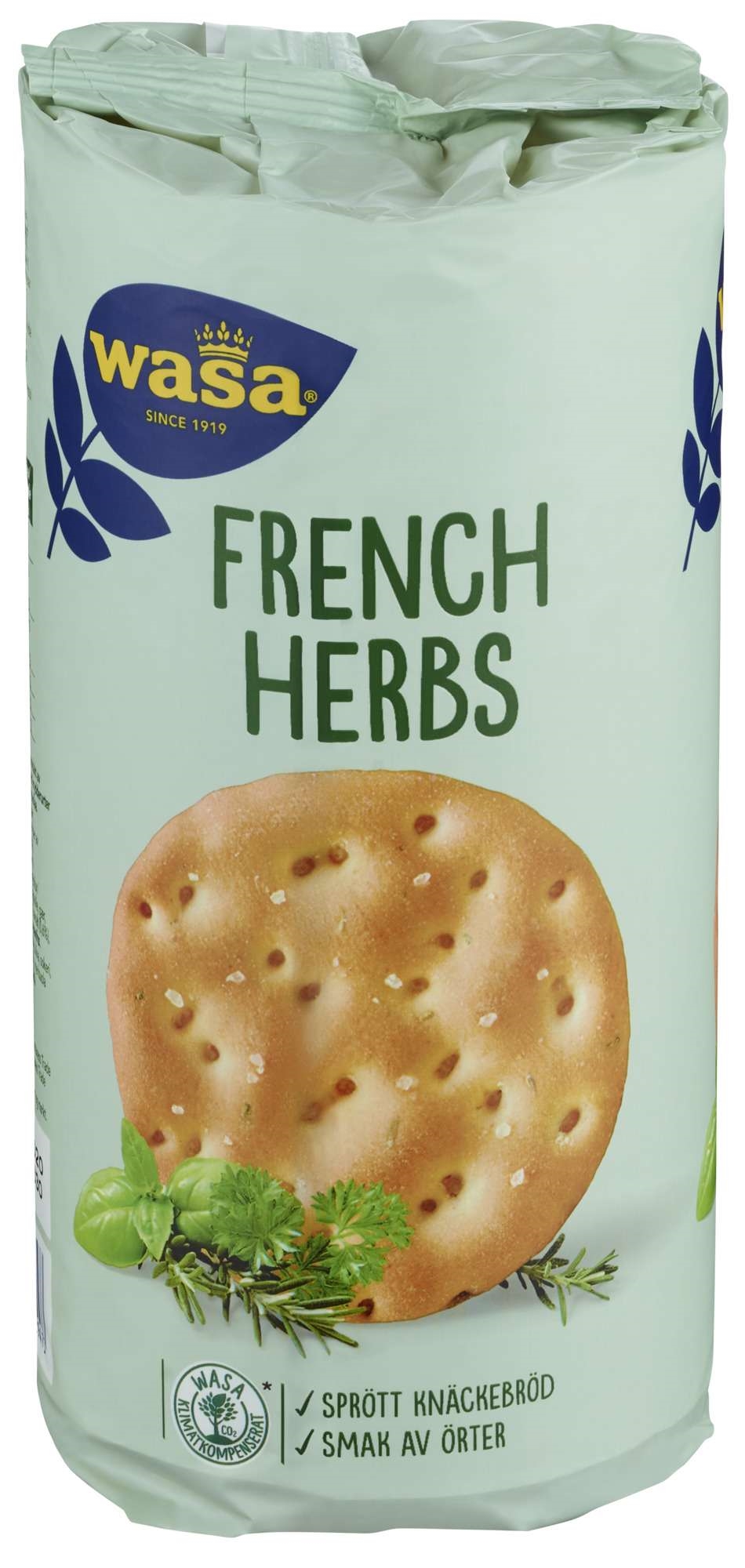 Wasa round crispbread french herbs 250g