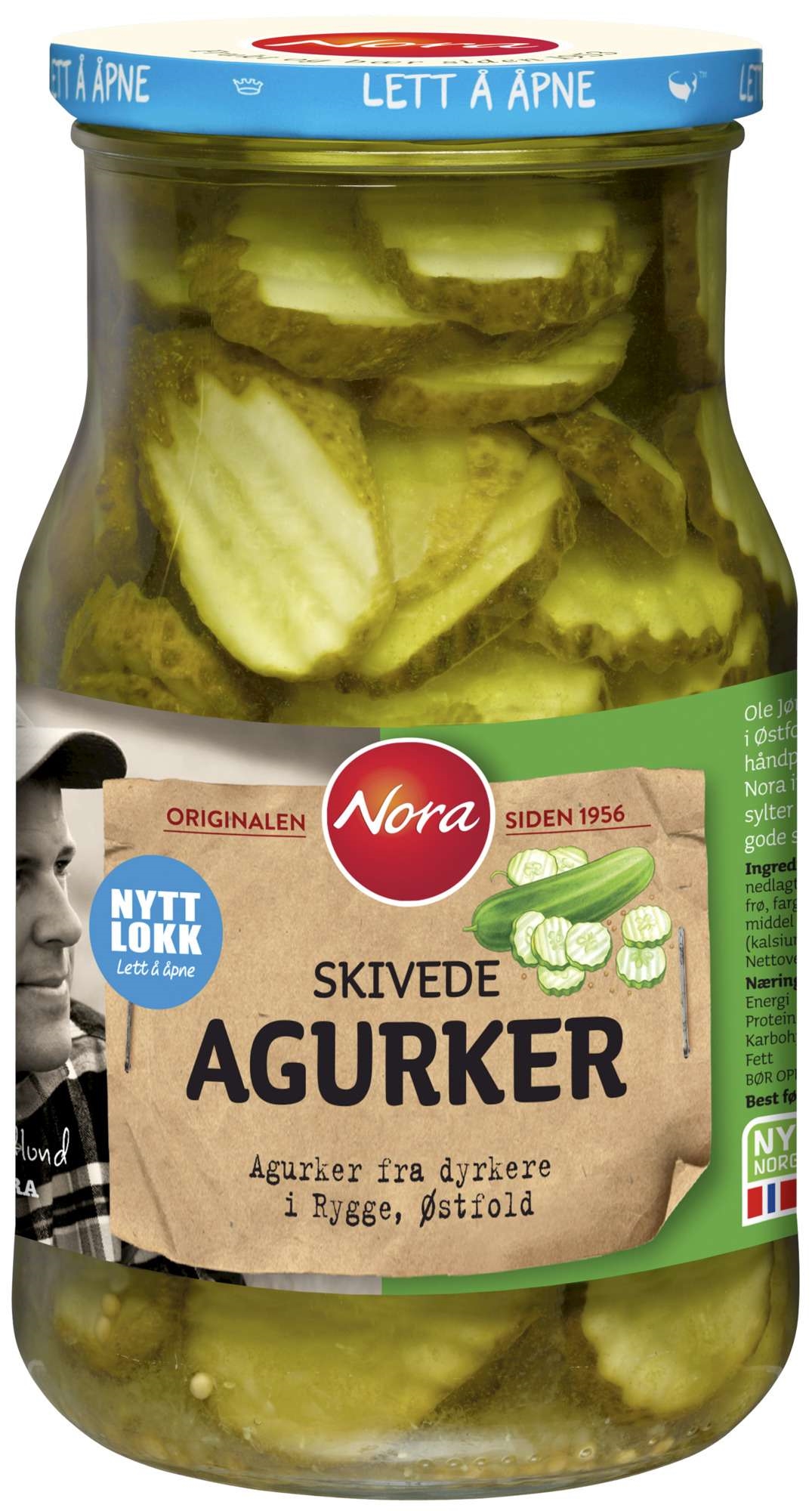 Skivede agurker 850g
