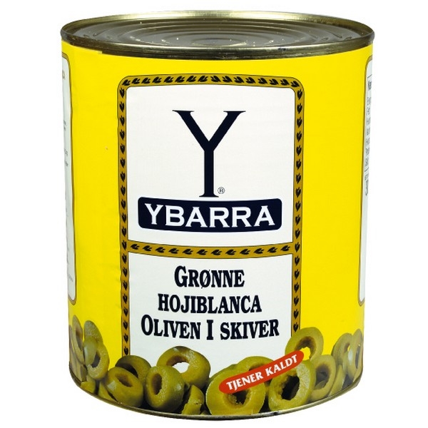 Oliven grønne skivet   3kg