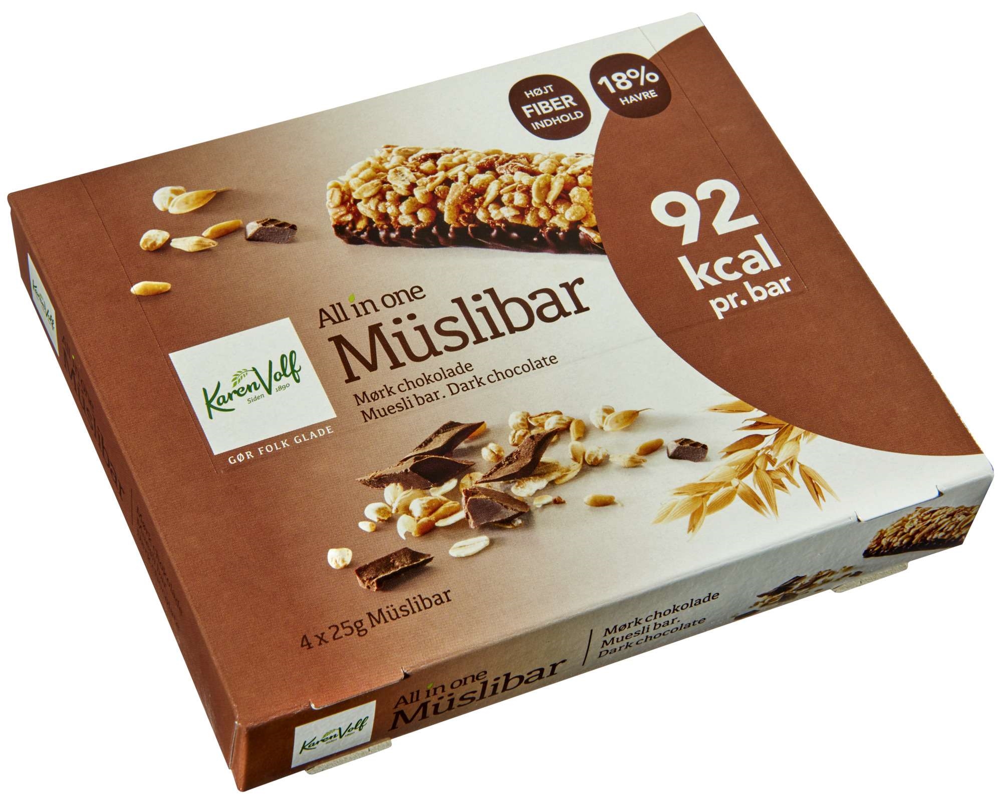 Muslibars dark chocolate 4pk