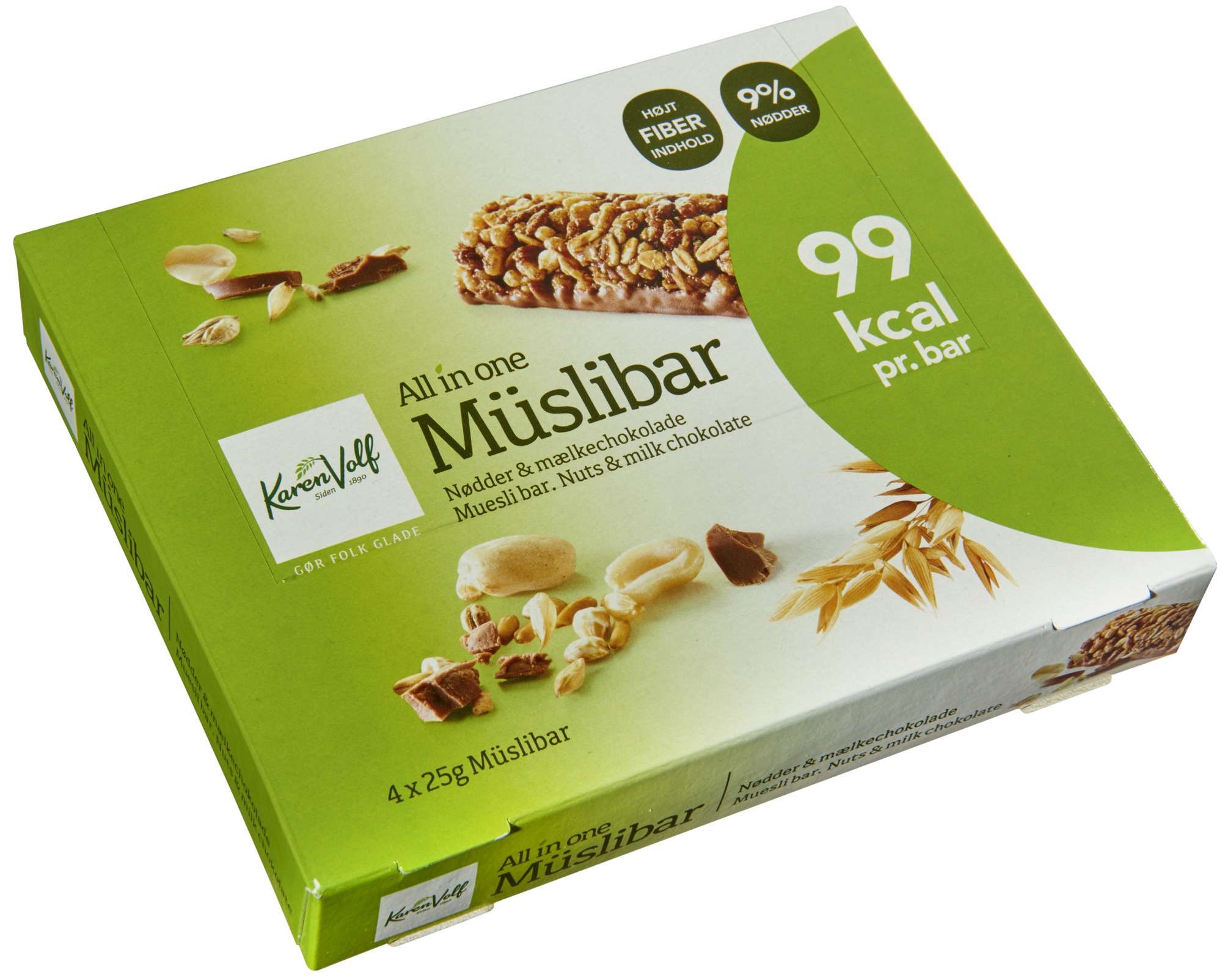 Muslibars milk chocolate 4pk