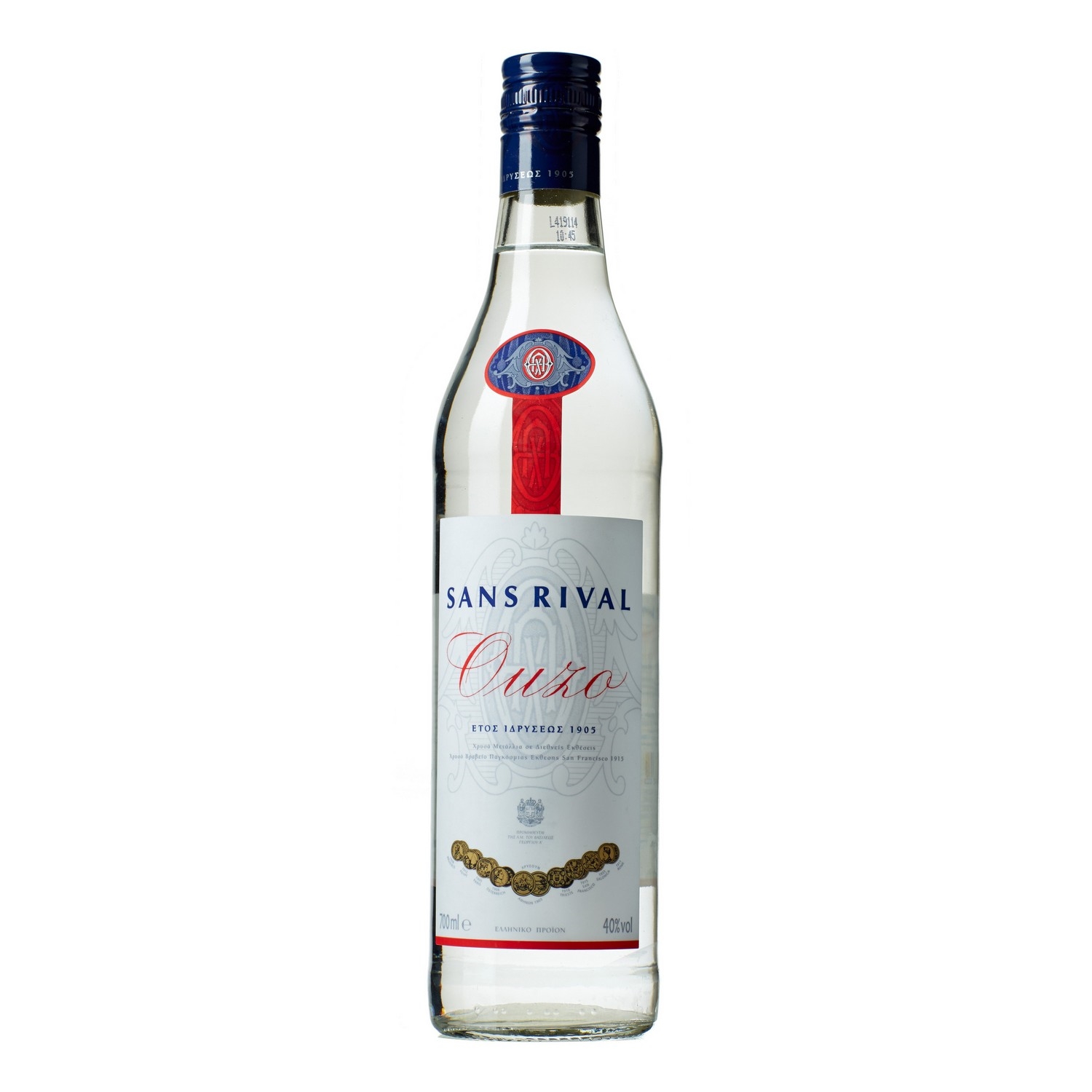 Ouzo sans rival 40% 70cl