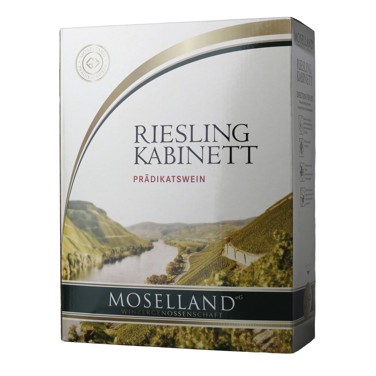 Moselland riesling kabinett bib   7,5%   3l