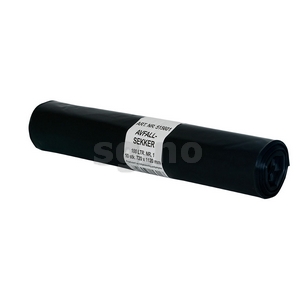 Avfallsekk 100l 70my sort   10stk