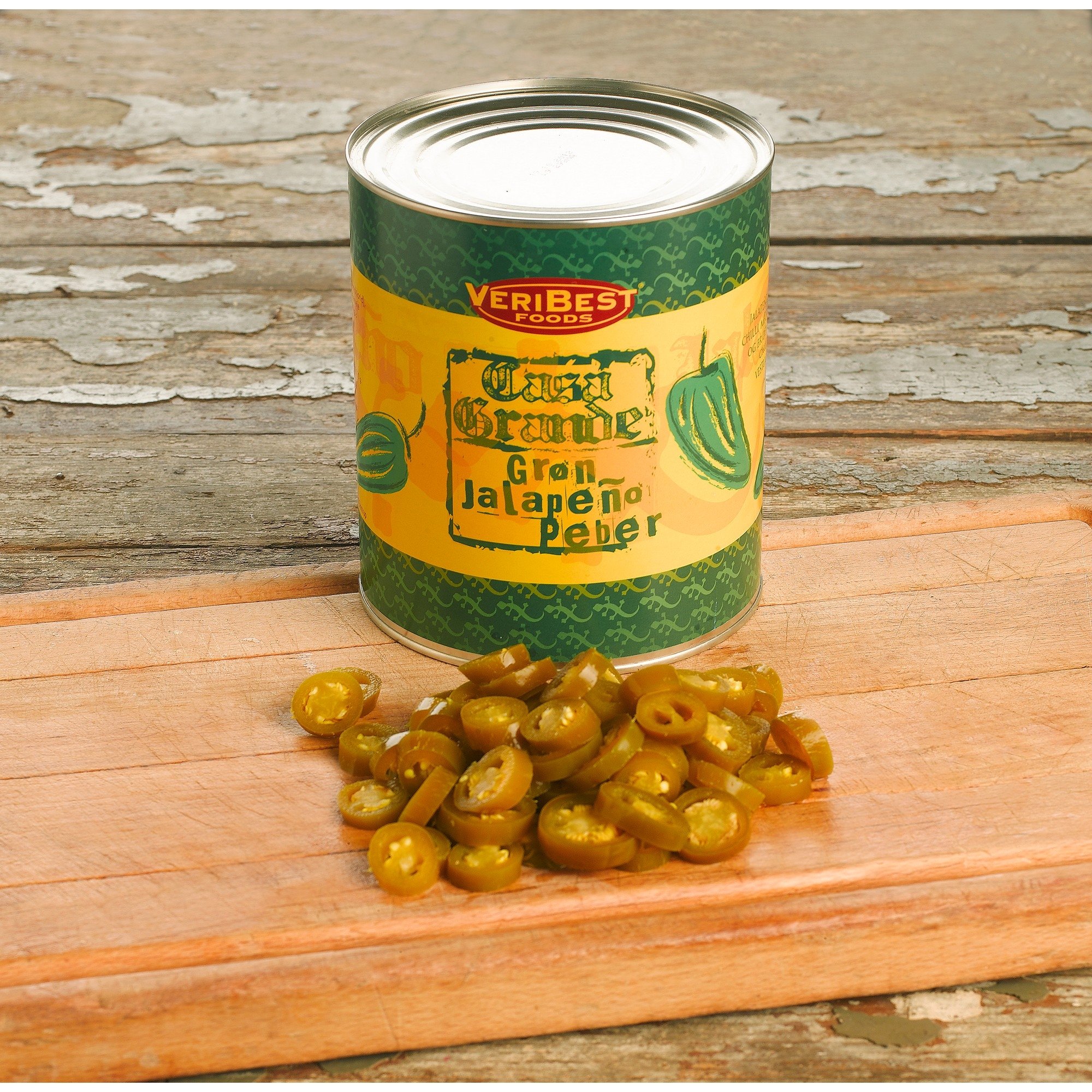 Jalapenos grønne, i skiver 3kg