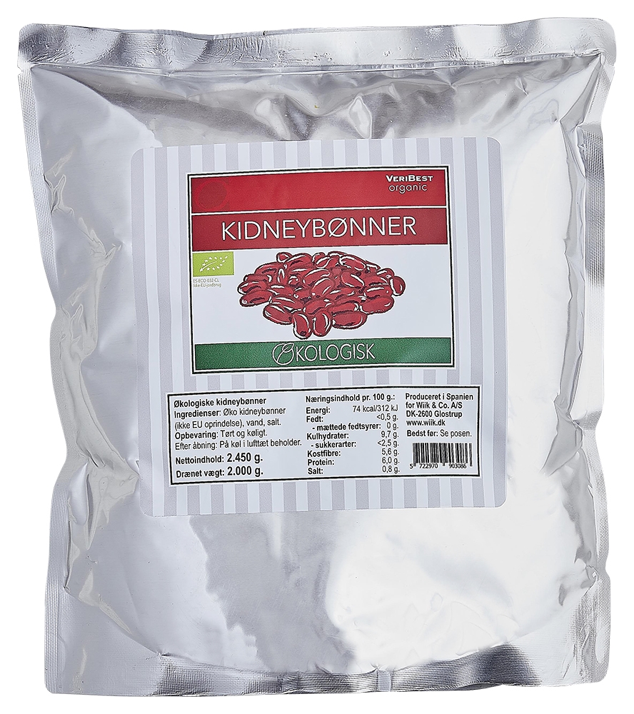 Kidneybønner, økol., pose  2450g