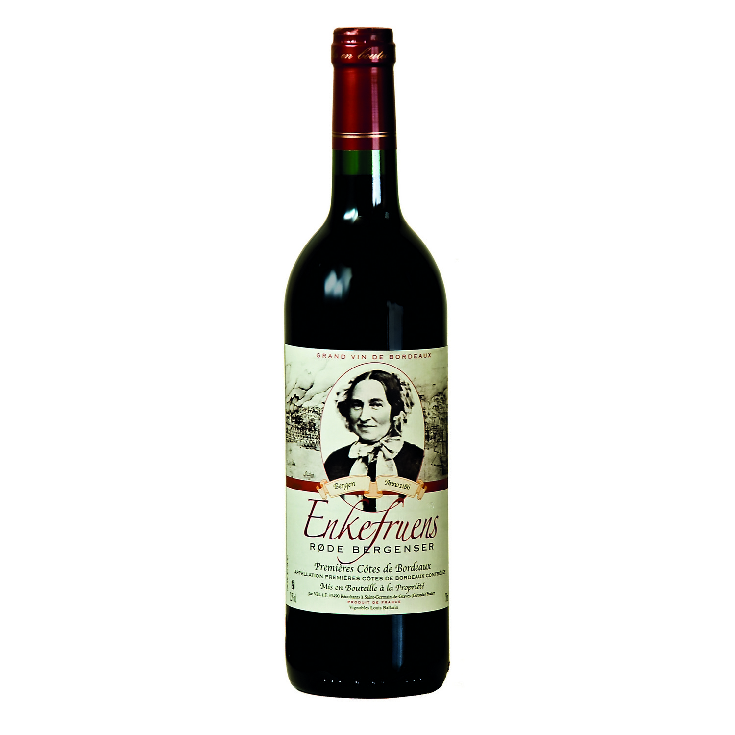 Enkefruens røde bergenser 12,5% 75cl