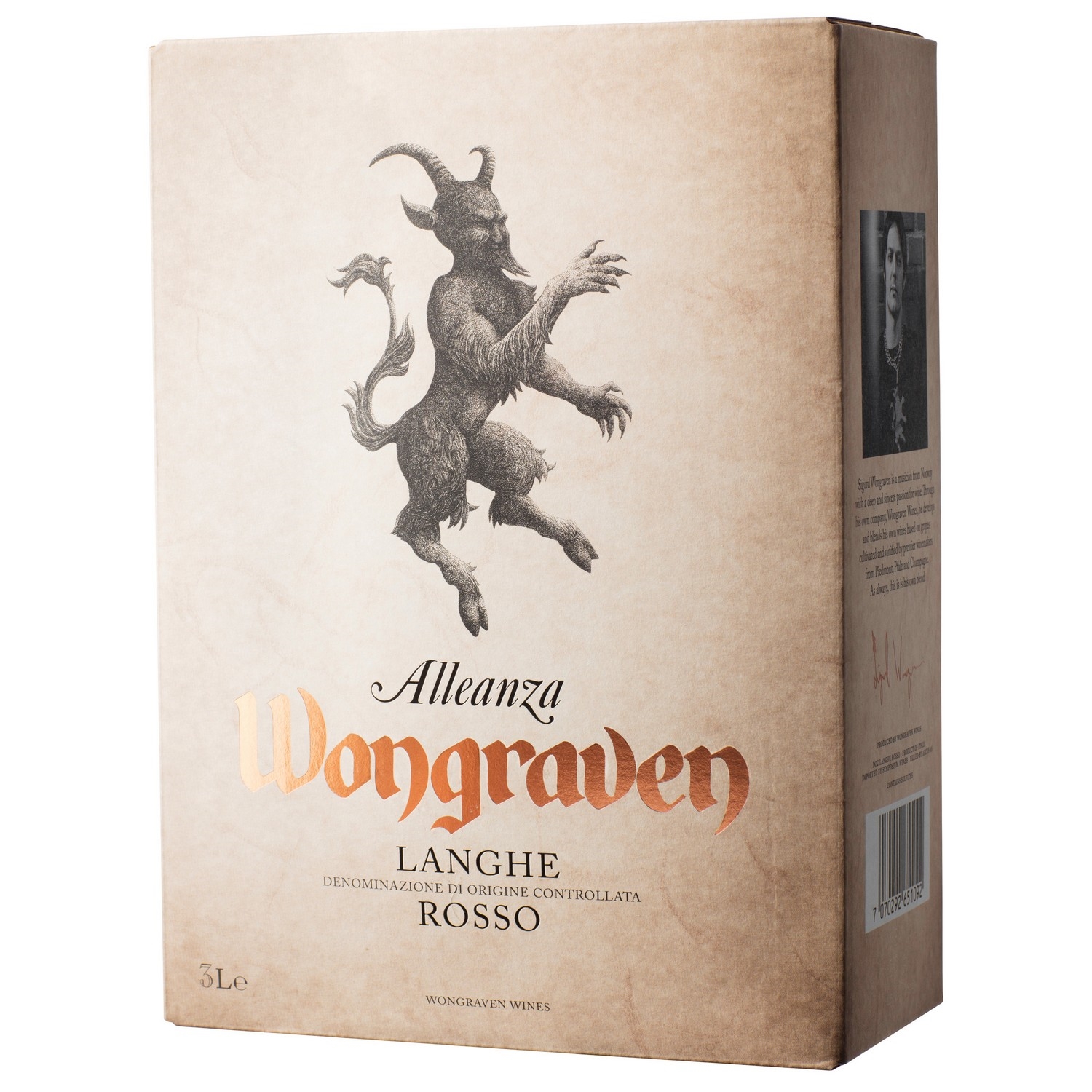Wongraven alleanza langhe rosso 12,5% 3l