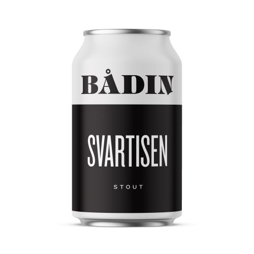 Bådin svartisen stout bx   4,7%   24x33cl