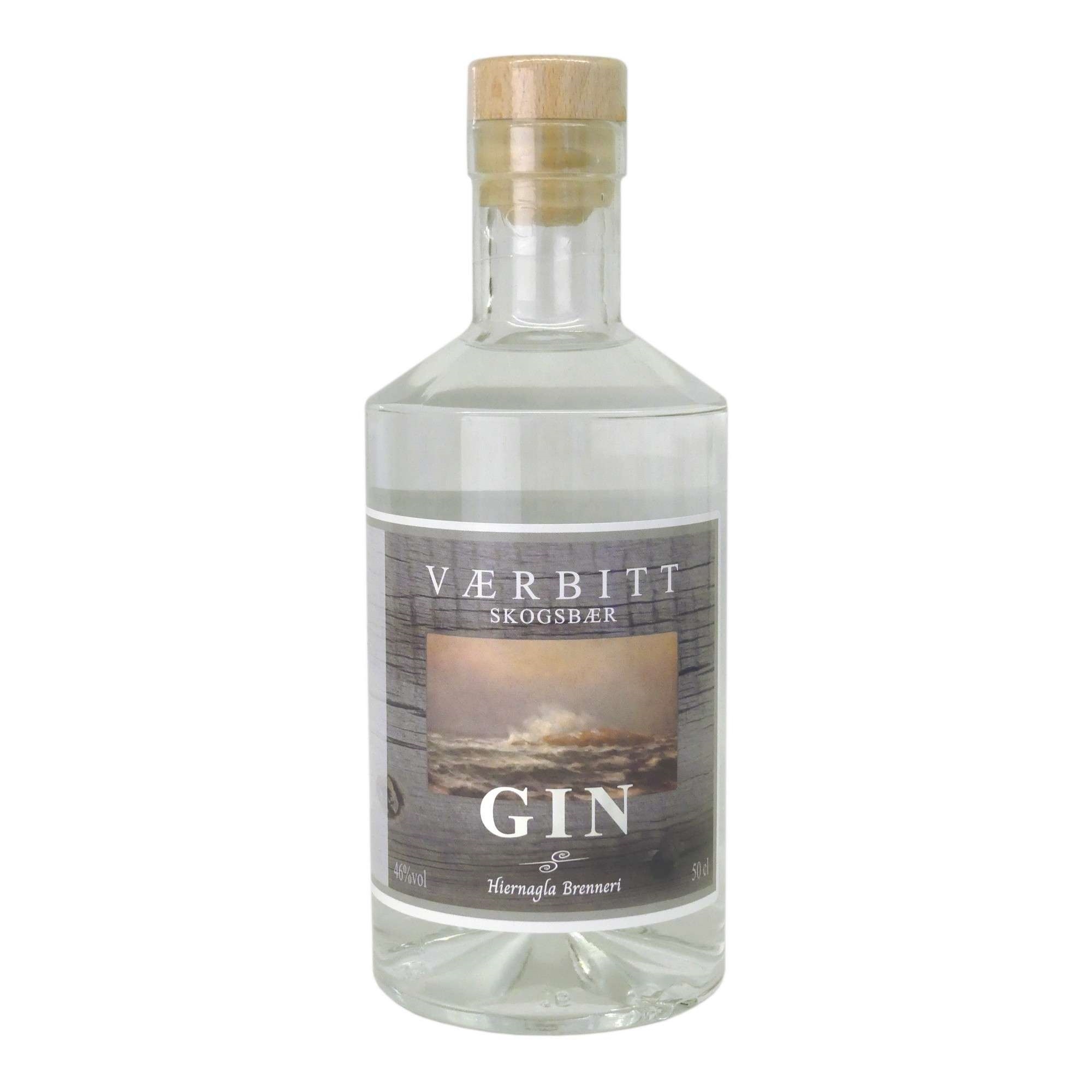 Hiernagla brenneri værbitt skogsbær gin 46% 50cl