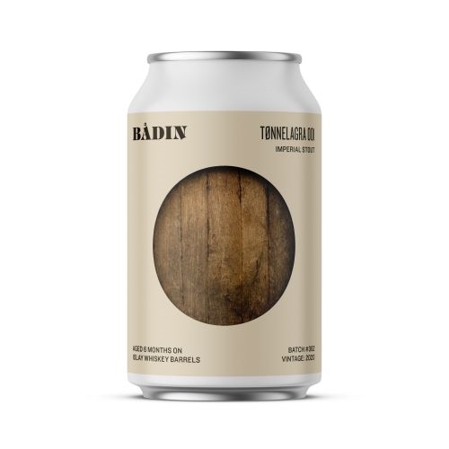 Bådin tønnelagra 001 imperial stout   8,7%   24x33cl