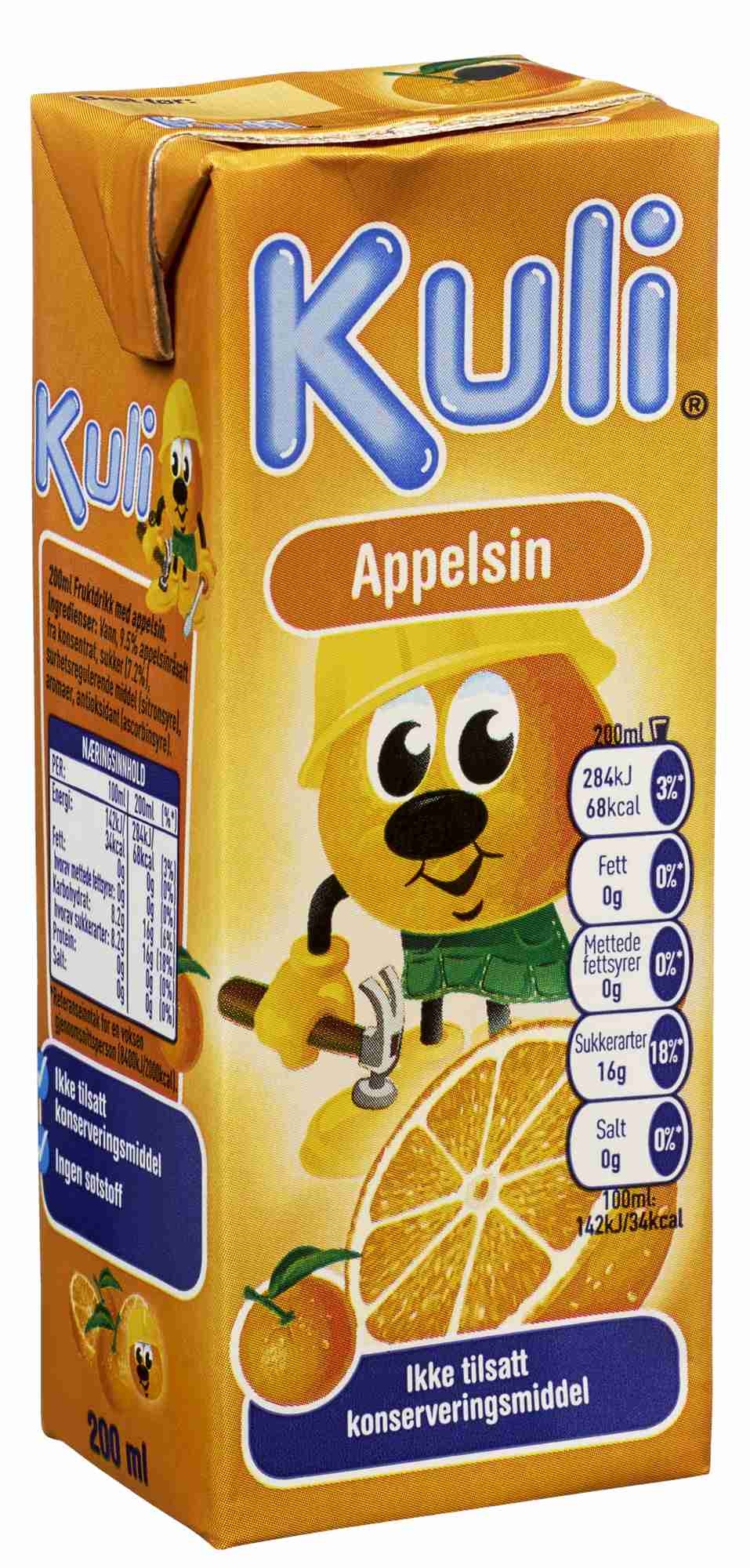 Kuli appelsin tetrapk 30x0,2l