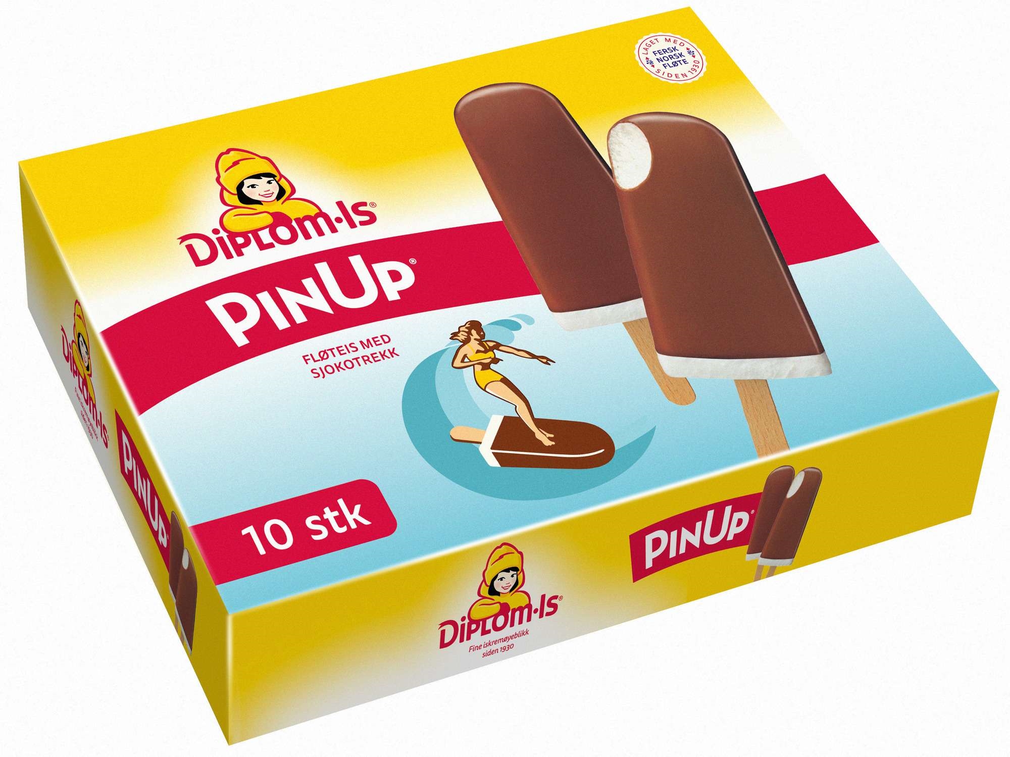 Icecream pin-up 10pack 670ml