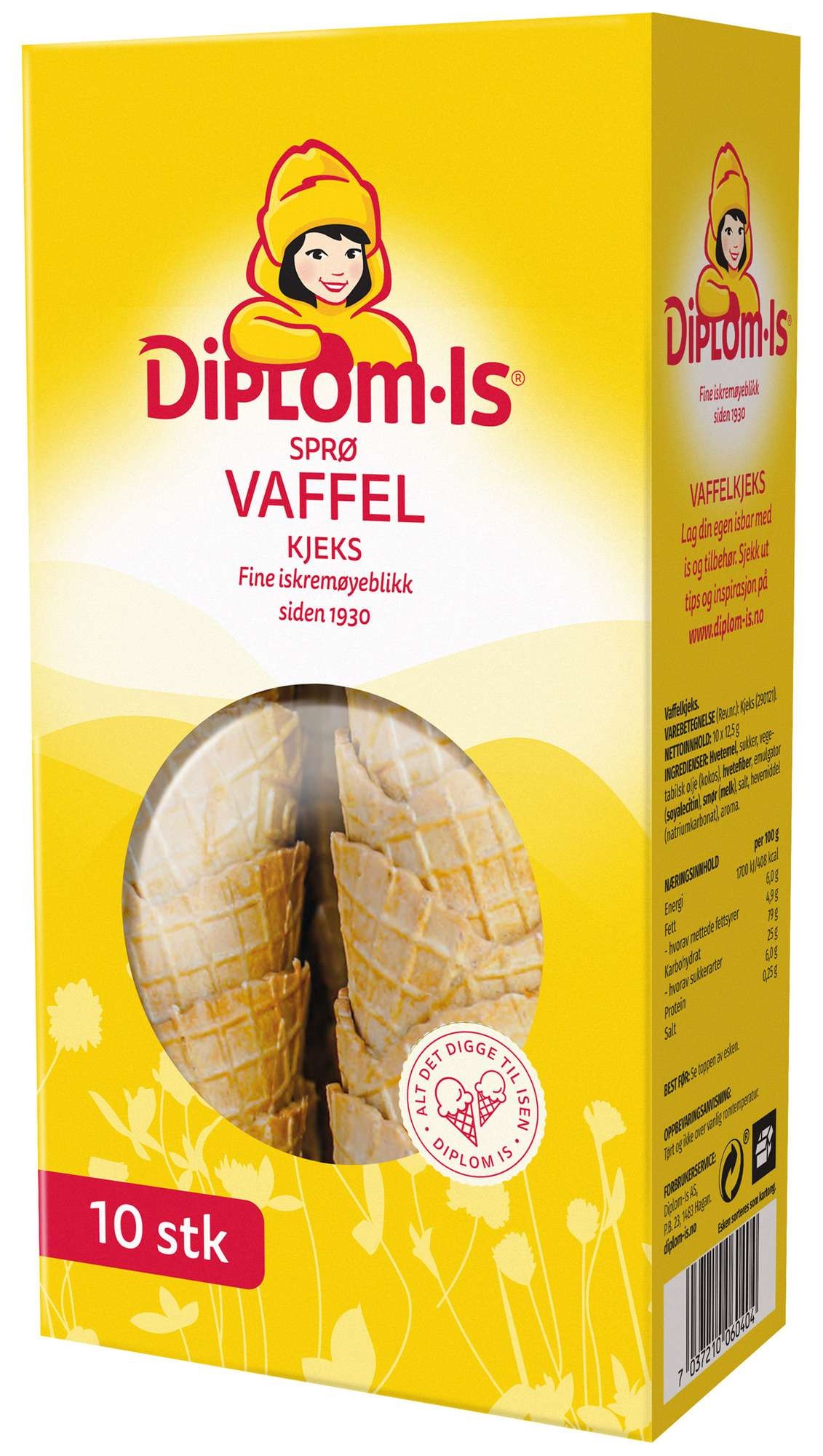 Diplom-is iskjeks 125g
