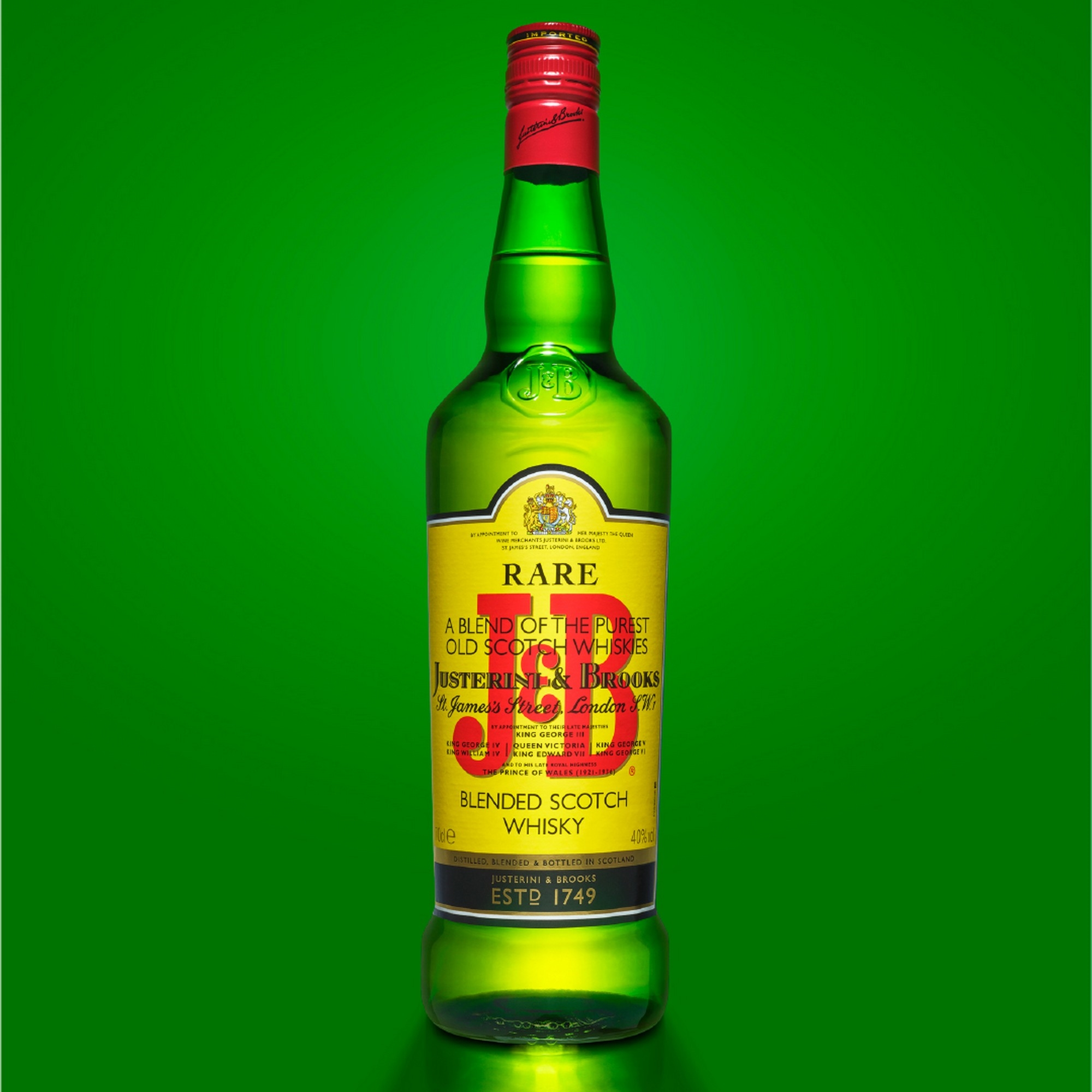 J & b rare  40%  70cl