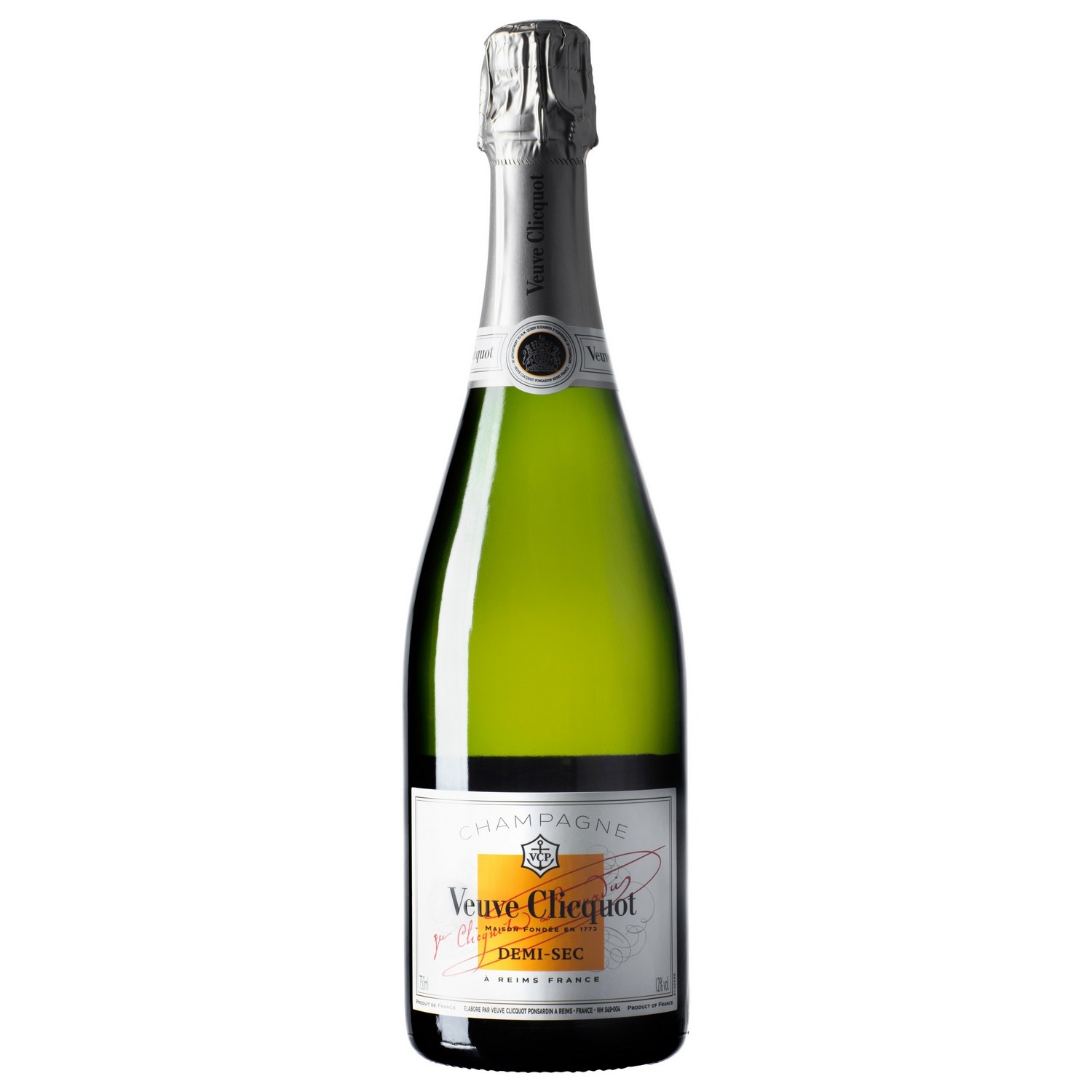 Veuve cliquot demi-sec 12% 75cl