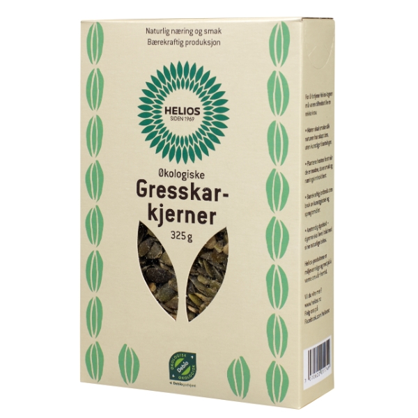 Gresskarkjerner økol. 325g