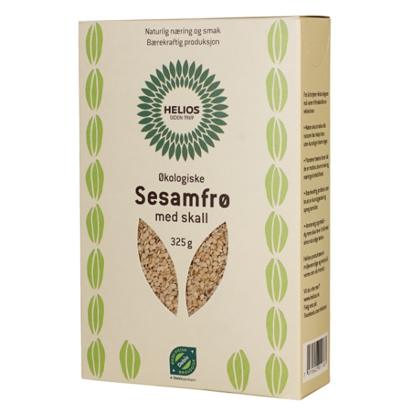 Sesamfrø med skall økol. 325g