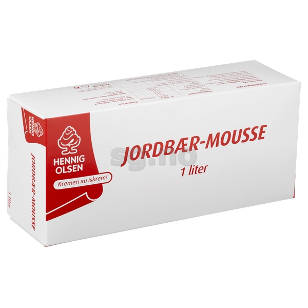 Jordbær-mousse 1l