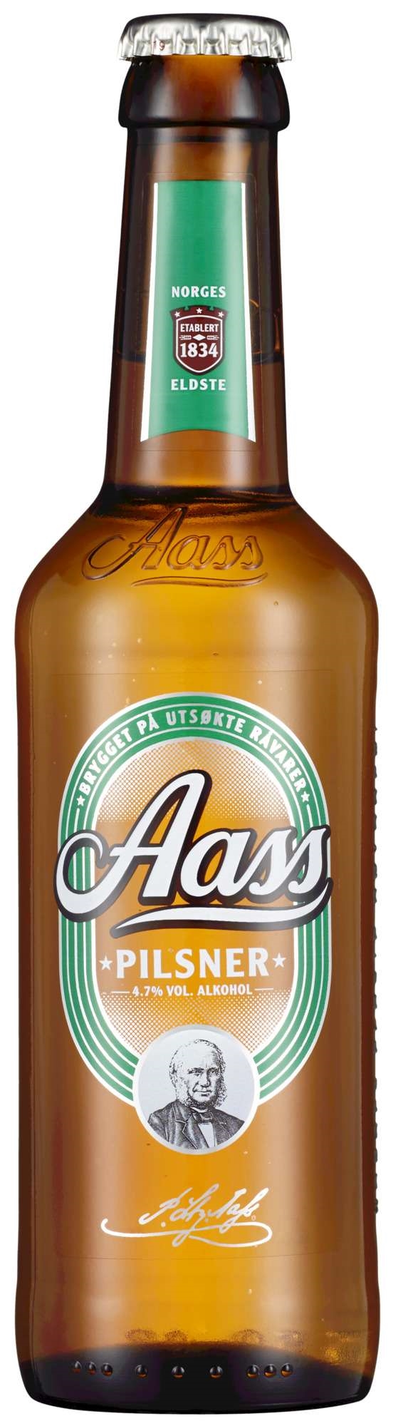 Aass pilsner fl 4,7% 24x33cl