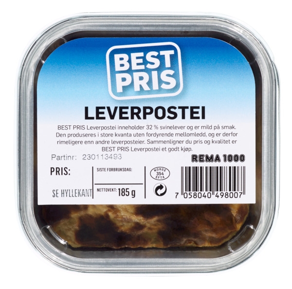 Leverpostei  185g