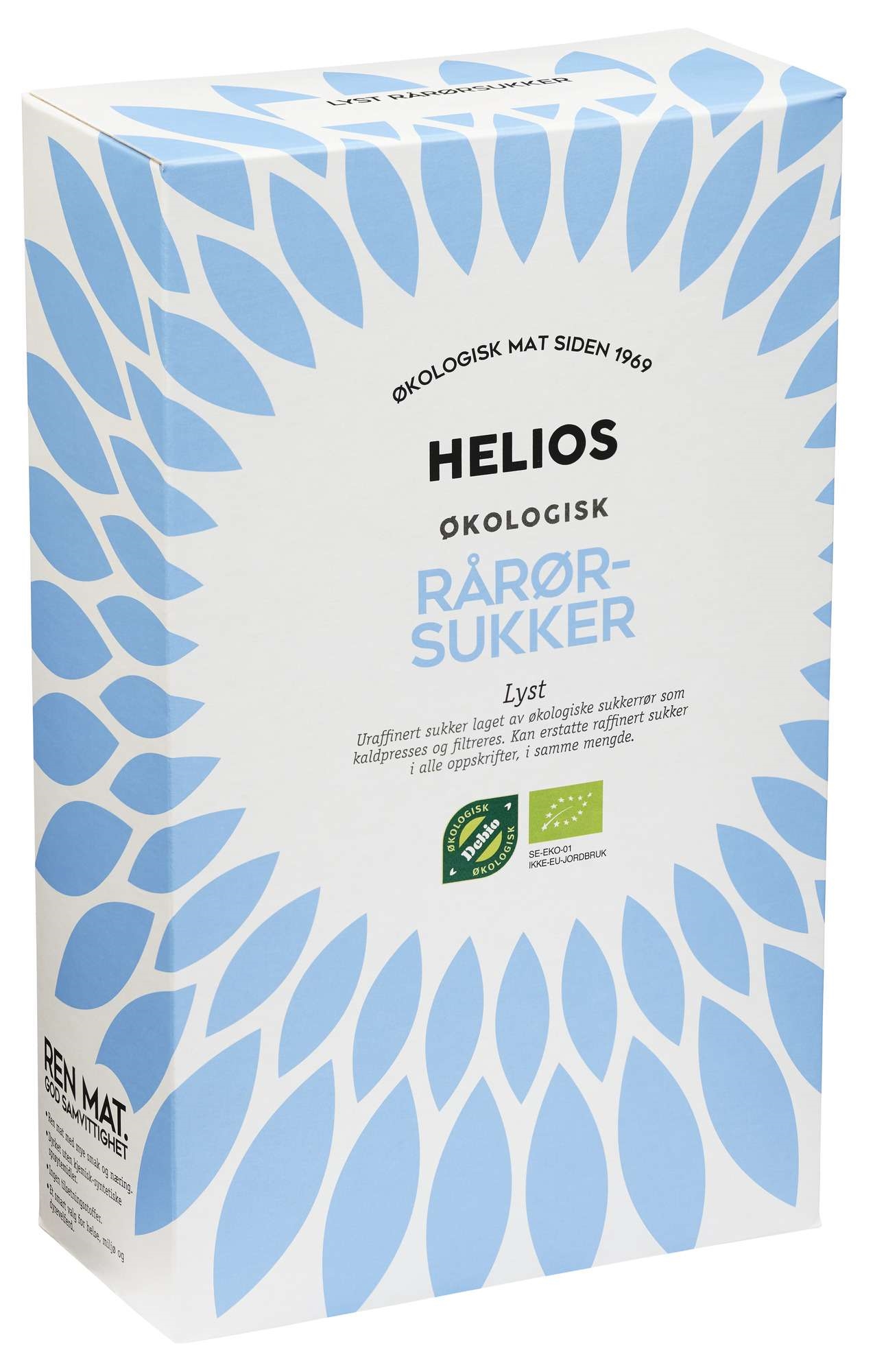 Rårørsukker lyst økol.     1kg