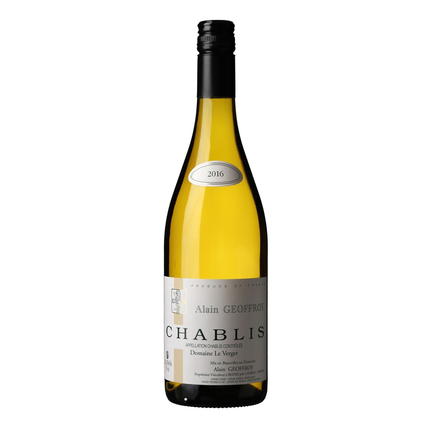 Dom. le verger chablis 12,5% 75cl