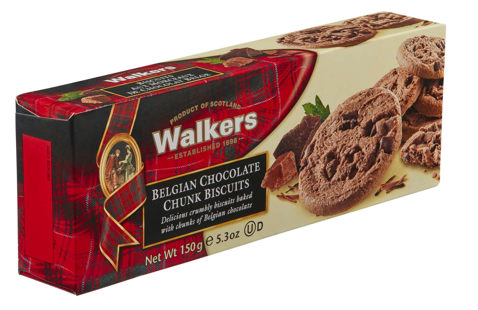 Sjokoladekjeks belgisk 150g