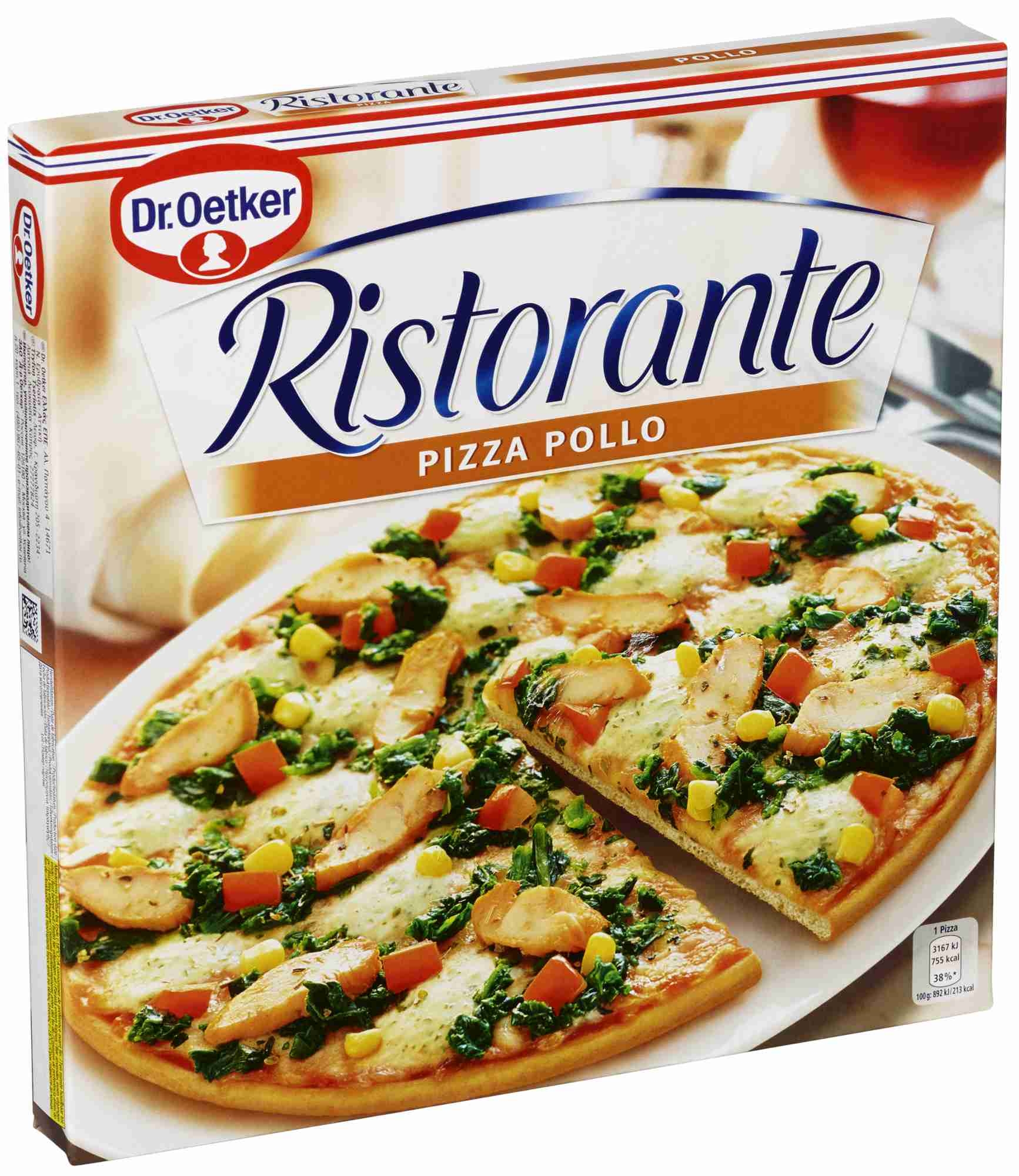 Dr. oetker ristorante pizza pollo 355g