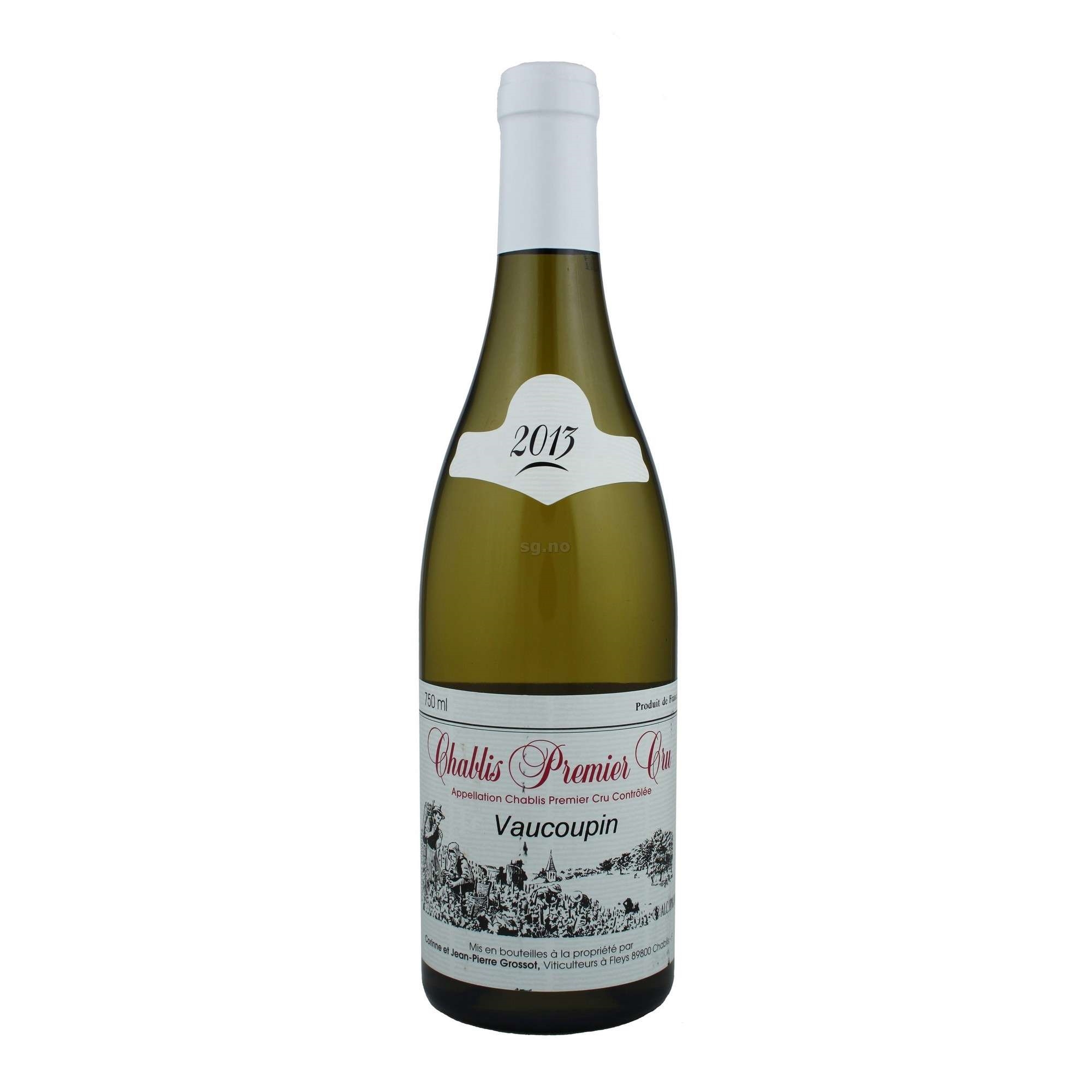 Grossot chablis premier cru vaucopin 13% 75cl